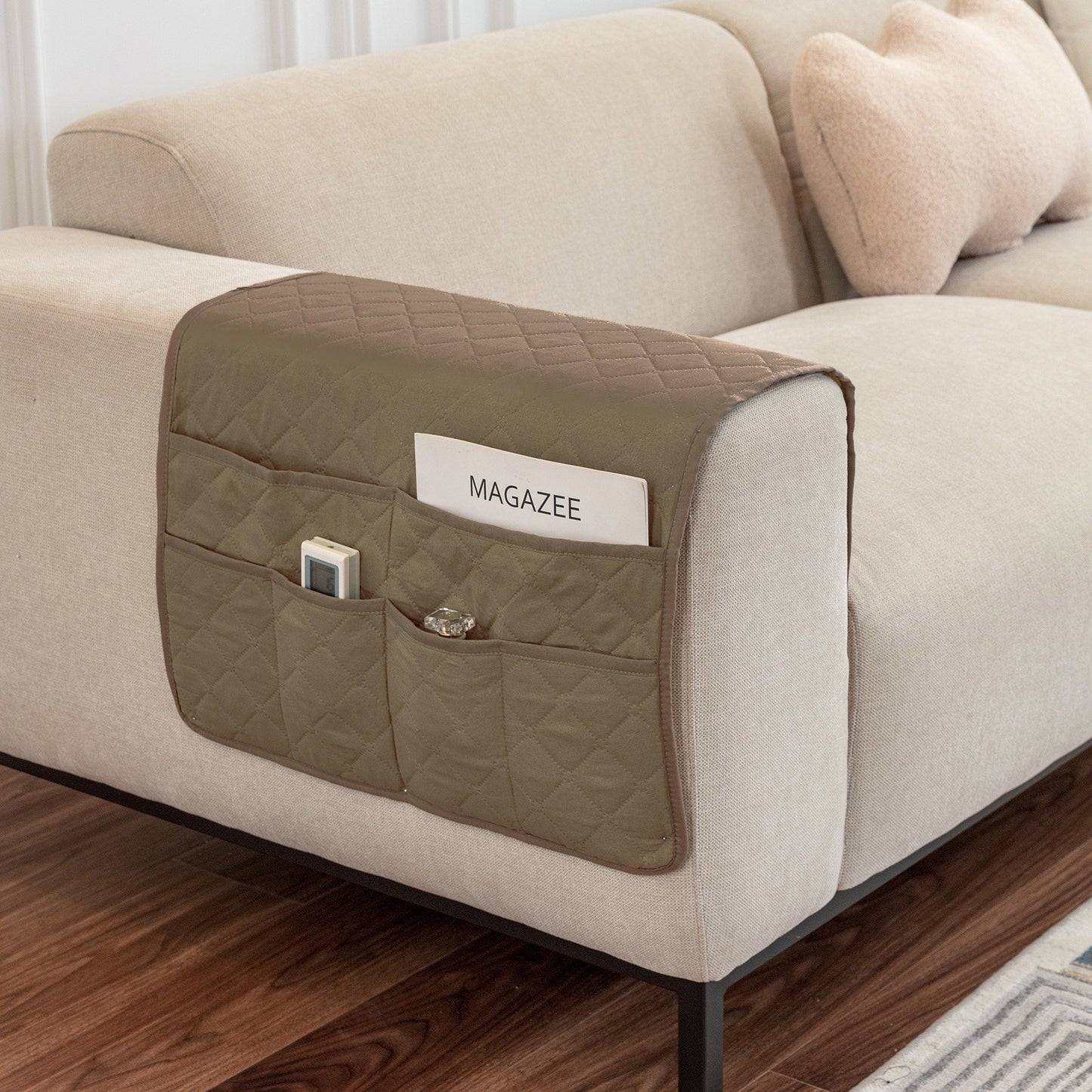 Eleganter Sofa-Organizer mit Mehrfachen Taschen Brehn