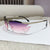 Damen trendige Sonnenbrille mit innovativem Flammenrahmen Brehn