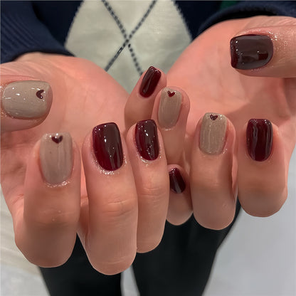 Künstlerische Ombre Nagelkunst Extensions Brehn