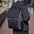 Stylischer strukturierter Laptop-Rucksack Brehn