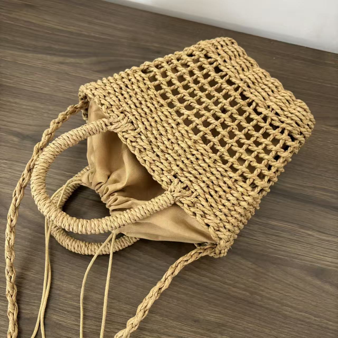 Handgeknüpfte Korbtasche Brehn