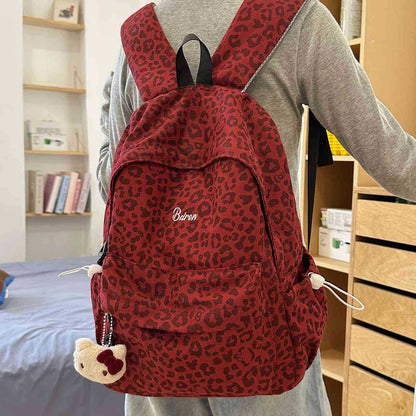 Stilvolle Leopardenmuster-Rucksack Brehn