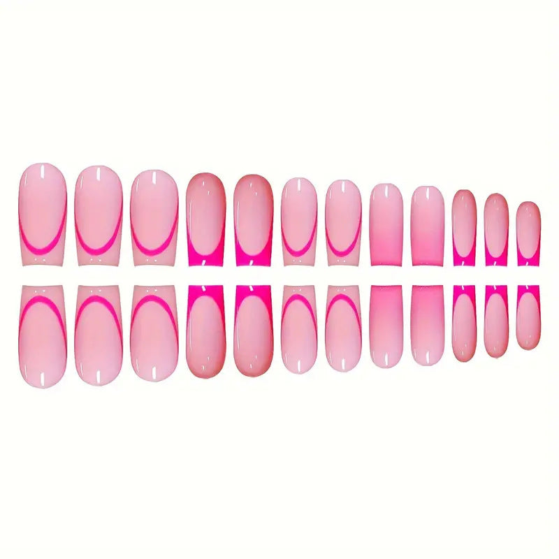 Stylisches Acryl Press-On Nagel Set Brehn