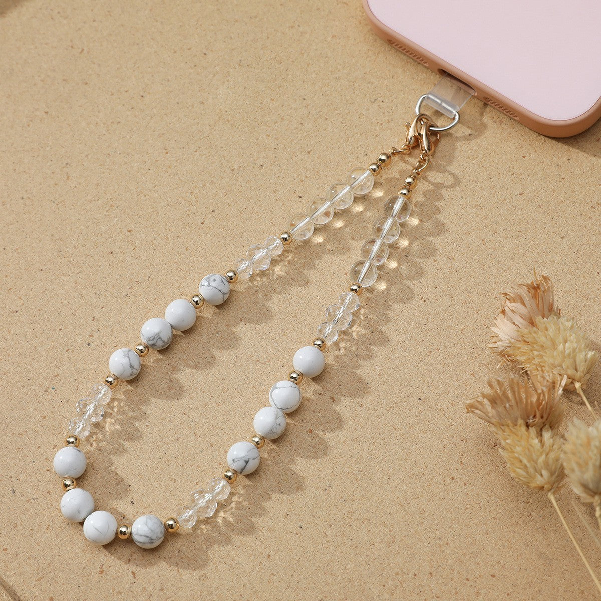 Perlen-Handykette Halter Brehn
