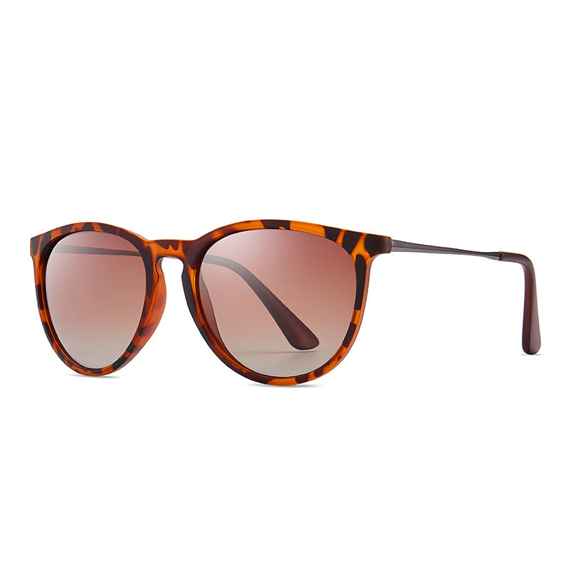 Damen modische und elegante Sonnenbrille mit hochwertigem Kunststoffrahmen und verspiegelten Gläsern Brehn