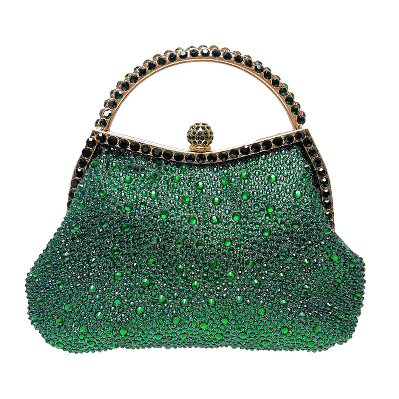 Exquisite Strass-besetzte Abendhandtasche