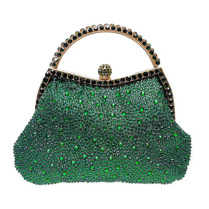 Exquisite Strass-besetzte Abendhandtasche
