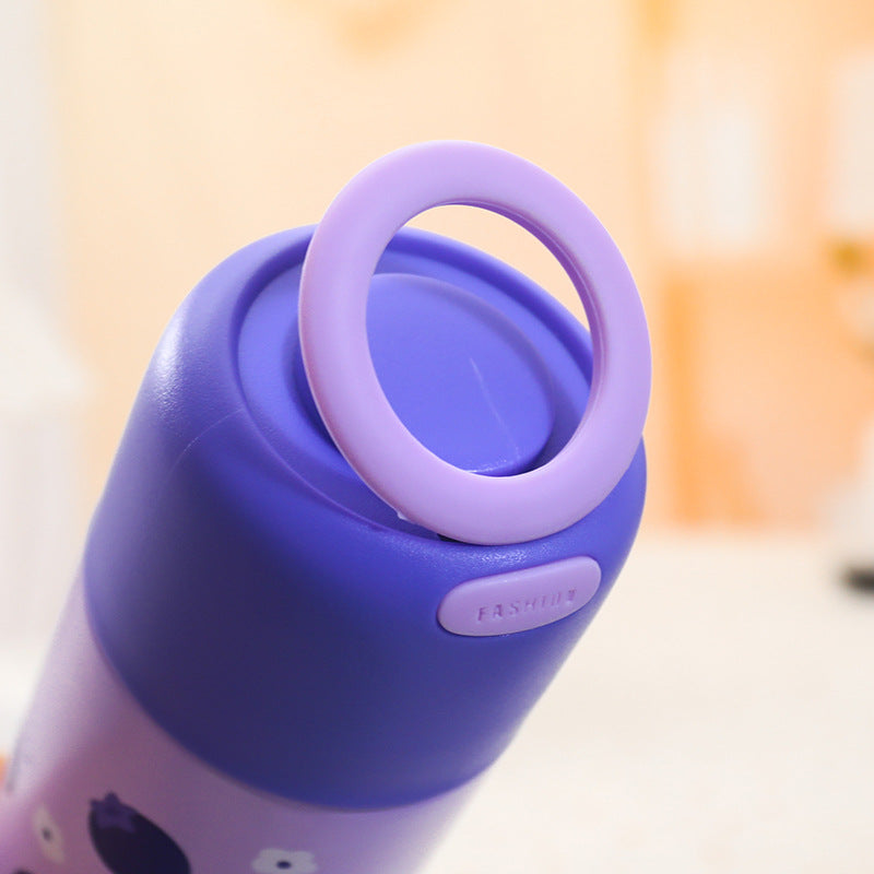 Damen Isolierte Trinkflasche mit fruchtigem Design und ergonomischem Tragegriff Brehn