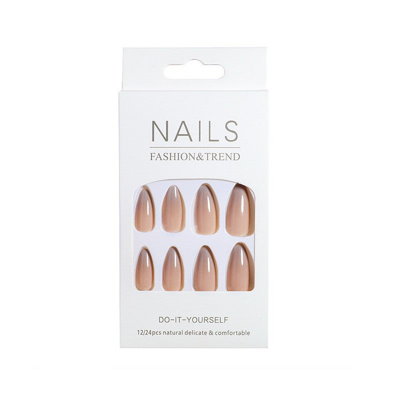 Natürliche Glossy Press-On Nail Tips Brehn