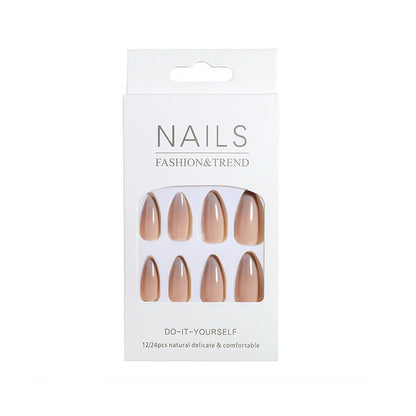 Natürliche Glossy Press-On Nail Tips Brehn