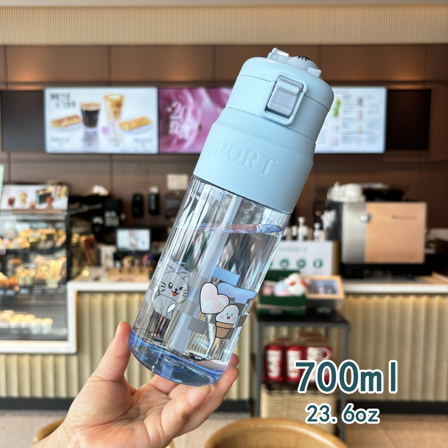 Damen kreative Sport-Trinkflasche Brehn