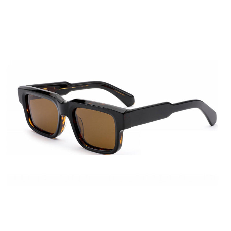 Damen quadratische Sonnenbrille mit komfortablem, robustem Rahmen Brehn