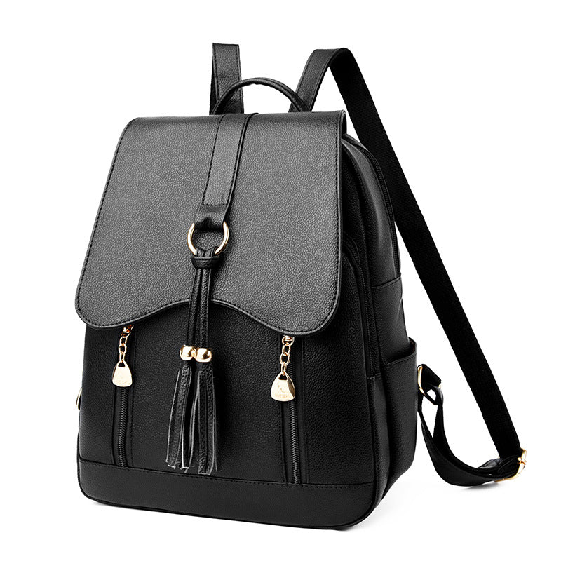 Elegante Kunstleder Rucksack