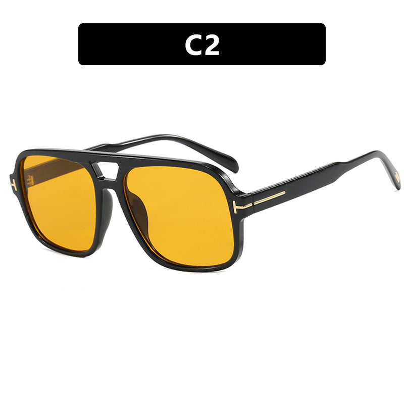 Damen Stylische Sonnenbrille im markanten Rechteckformat Brehn