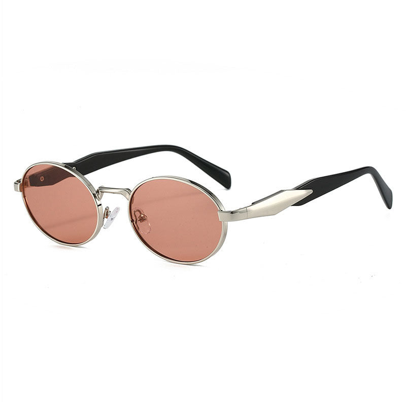 Damen Designer-Sonnenbrille mit hochwertigem runden Rahmen und schützendem UV-Filter Brehn