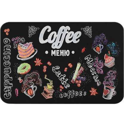 Kaffee-Thema Küchenmatte