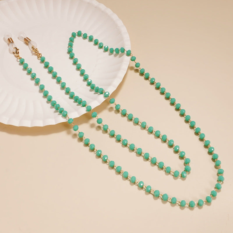 Elegante Perlen Brillen Kette Brehn