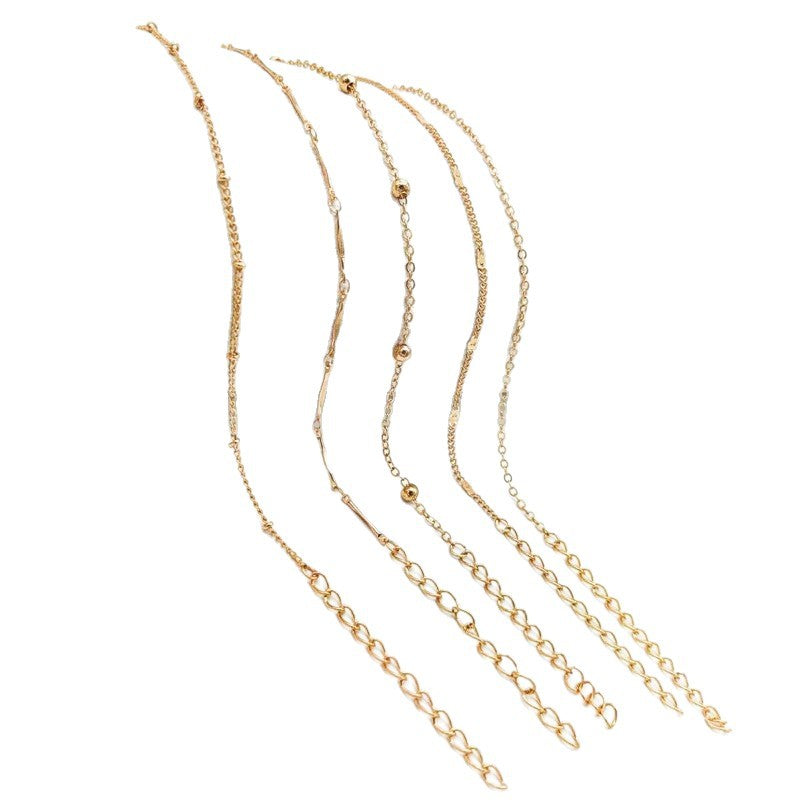 Elegante Ketten Fußkette Brehn