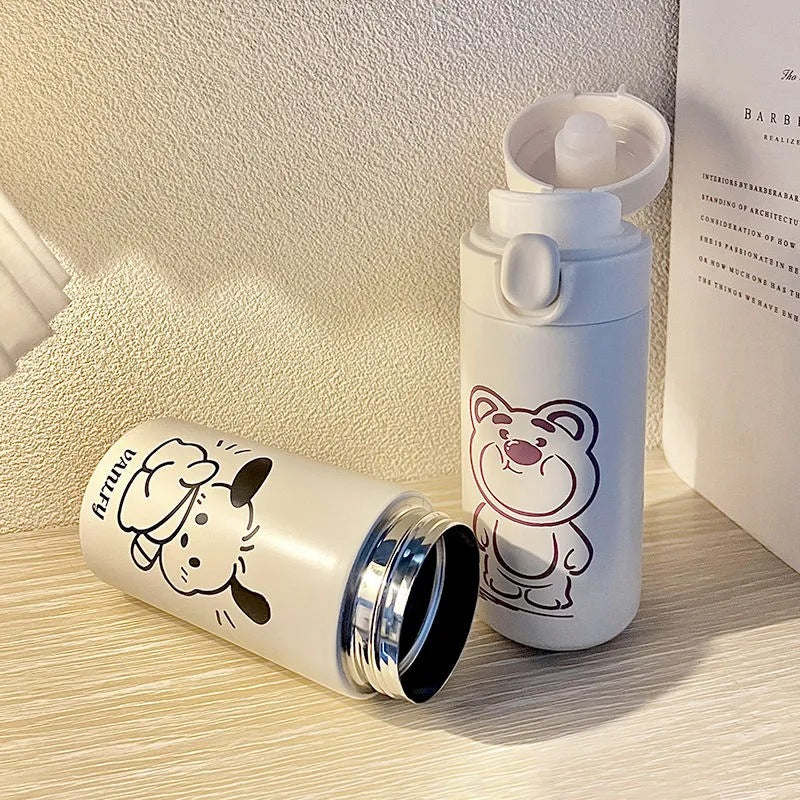 Damen Isolier-Trinkflasche mit sicherem Verschlusssystem und kreativem Design Brehn