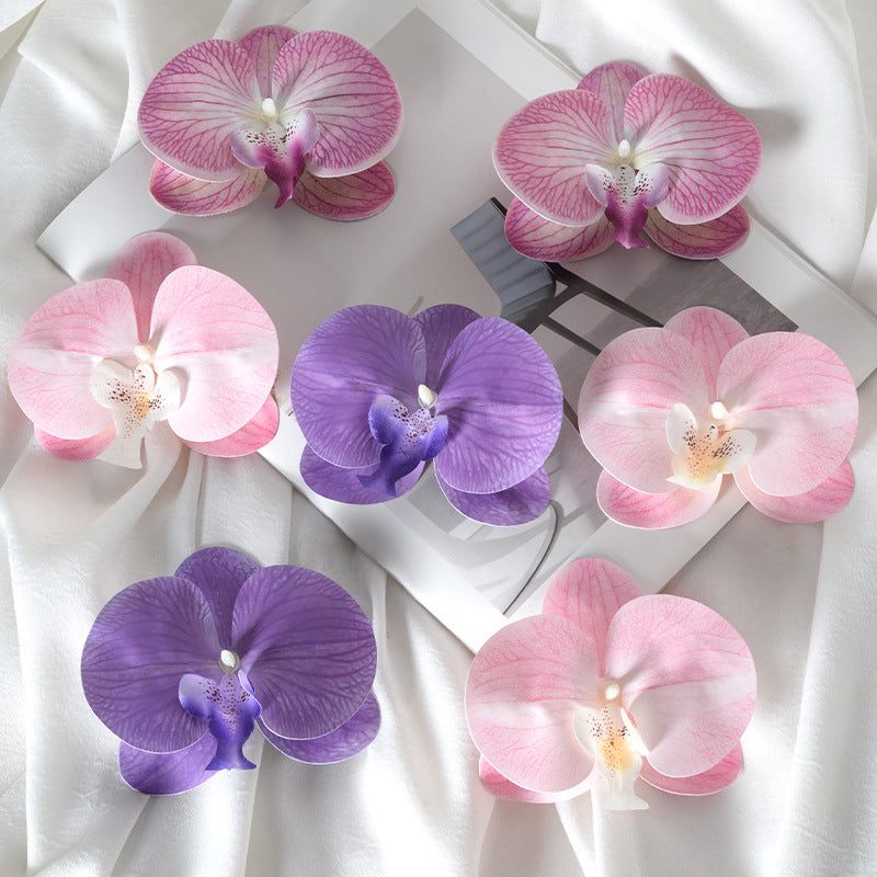 Elegante künstliche Orchideen-Haarspange
