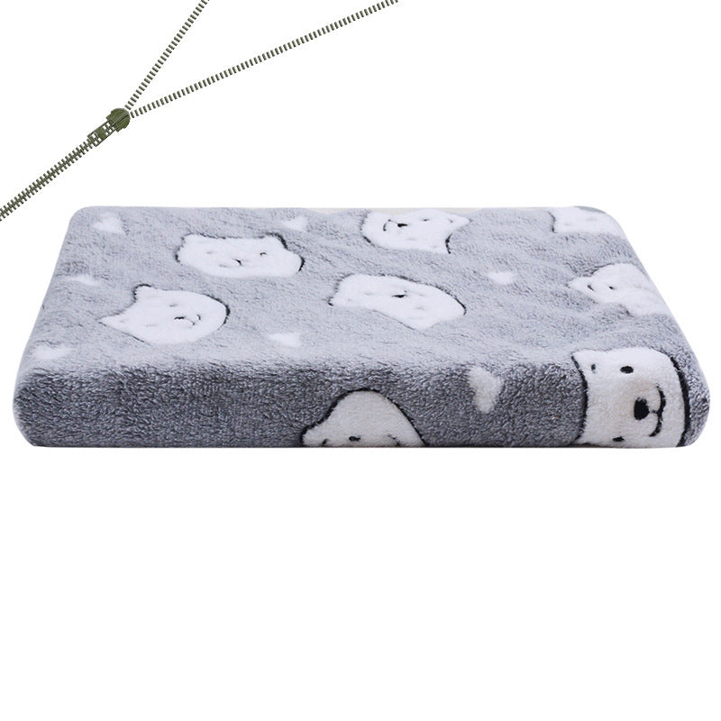 Weiches Plüschdecke Hundebett