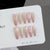 Elegantes Press-On-Nagel-Set mit floralen Akzenten Brehn