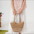 Geflochtene Strandtasche mit Modischem Design Brehn
