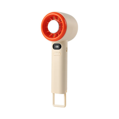 Unisex Tragbarer Handventilator mit digitaler Geschwindigkeitsanzeige und ergonomischem Design Brehn