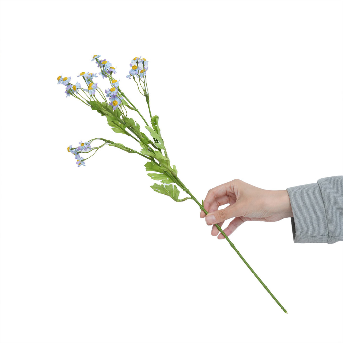 Realistische gelbe Wildblumenstiel