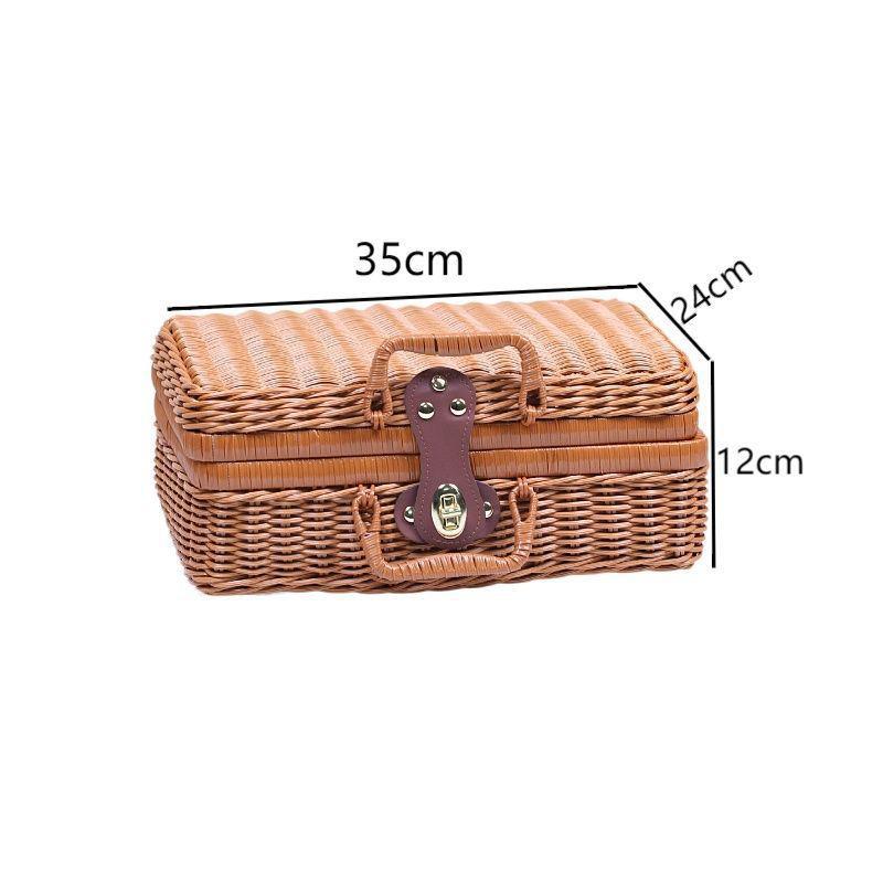 Vintage Woven Picknickkiste Brehn