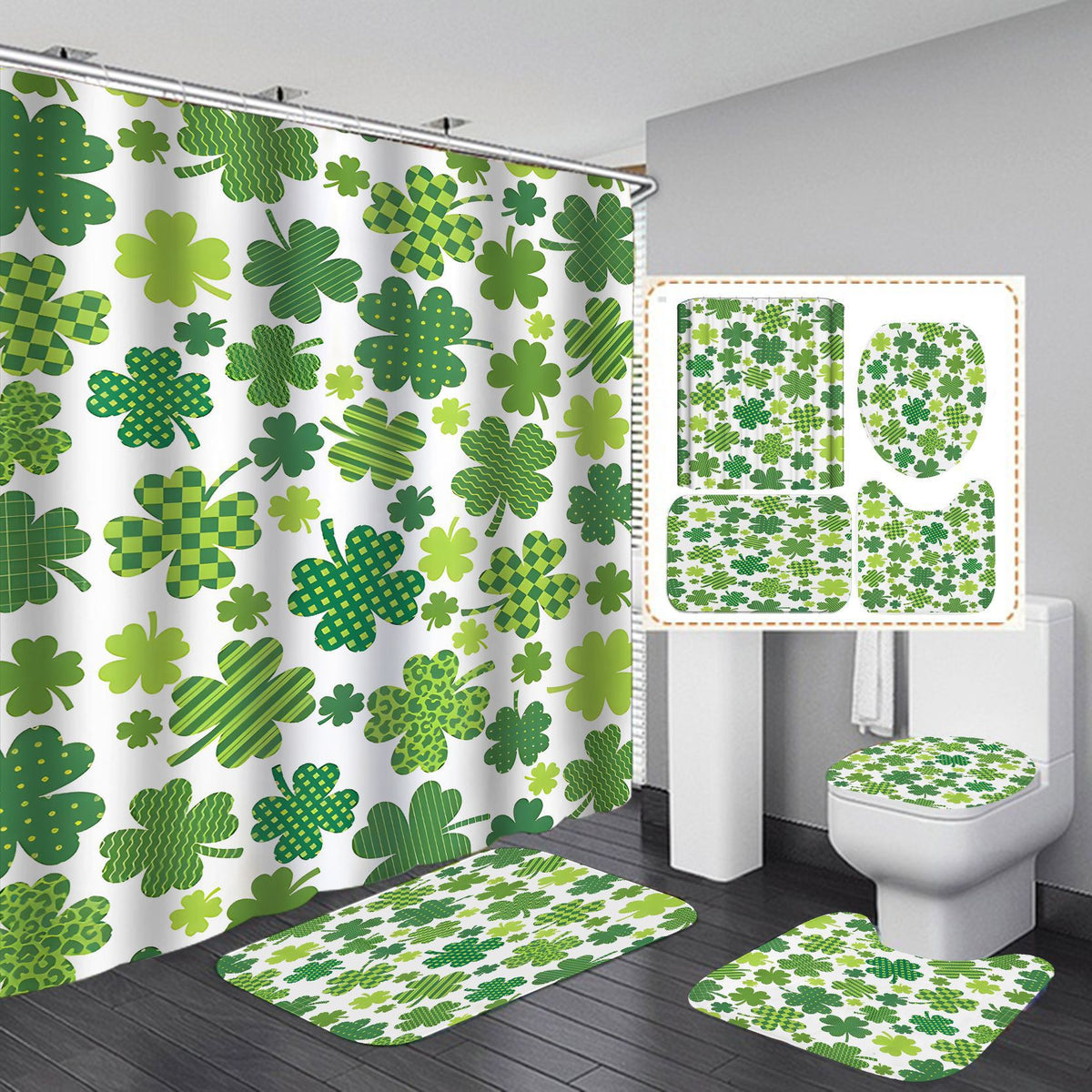 St. Patrick's Day Themen-Badset Brehn