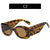 Elegante retro-inspirierte quadratische Sonnenbrille