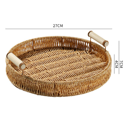 Handgefertigter Rattan Aufbewahrungskorb Brehn