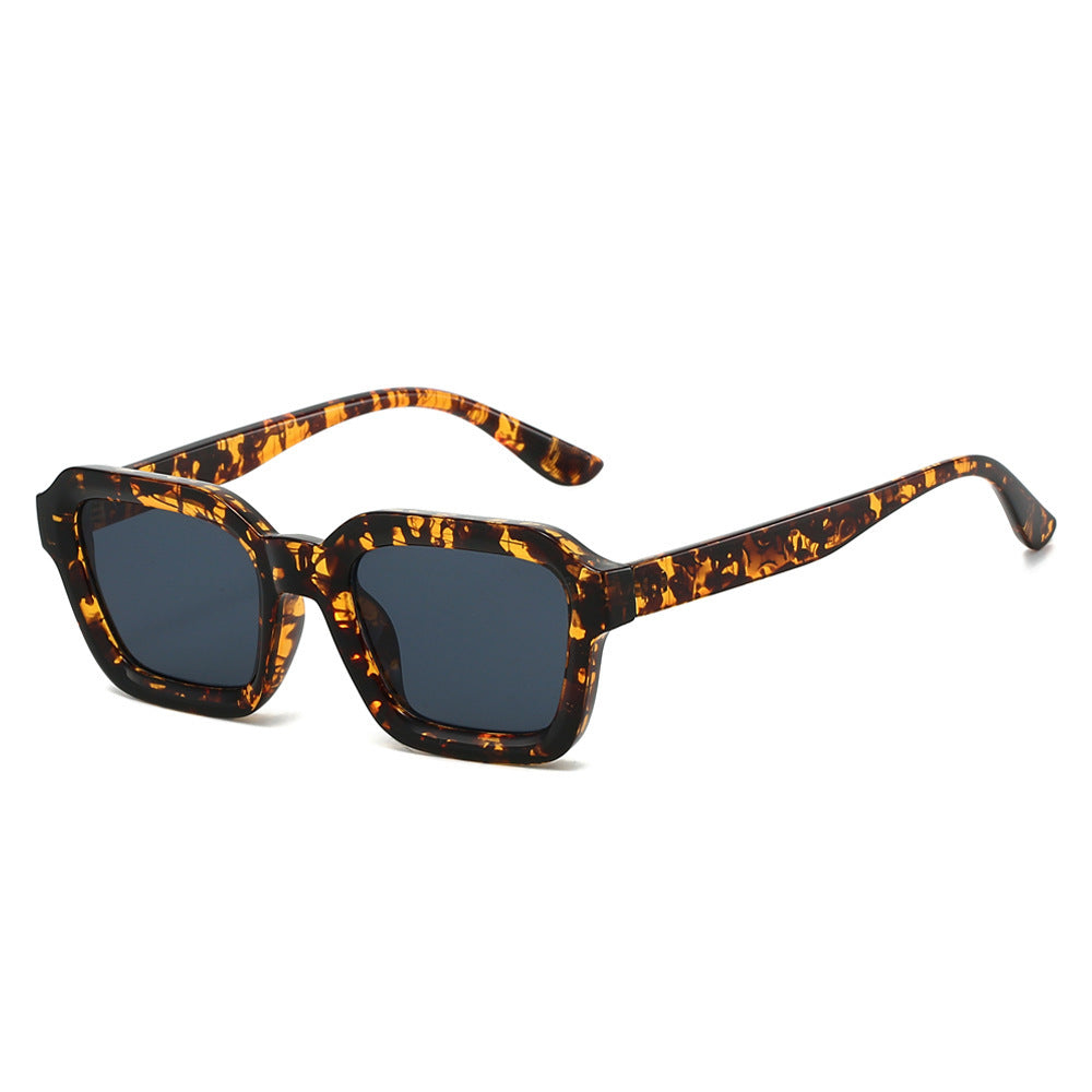 Trendige geometrische Rahmen-Sonnenbrille Brehn