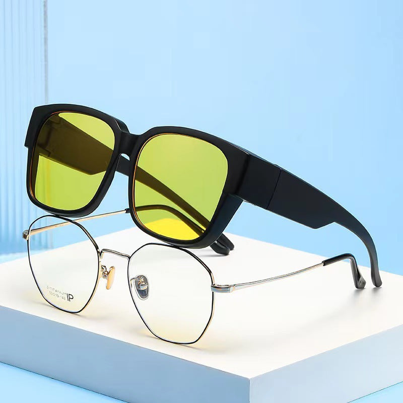 Modische Übergroße Sonnenbrille Brehn