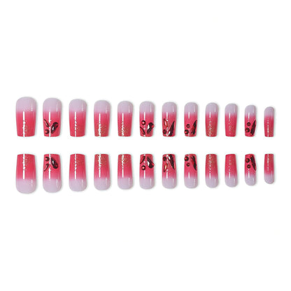 Elegante 3D Edelstein Press-On Nagelkunst Brehn