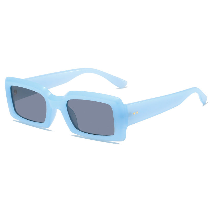 Damen stilvolle quadratische Sonnenbrille mit verspiegelten Gläsern Brehn