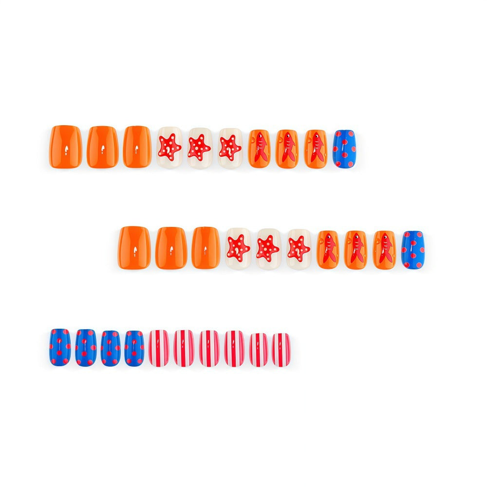 Kunstnagelset mit Maritimen Motiven Brehn
