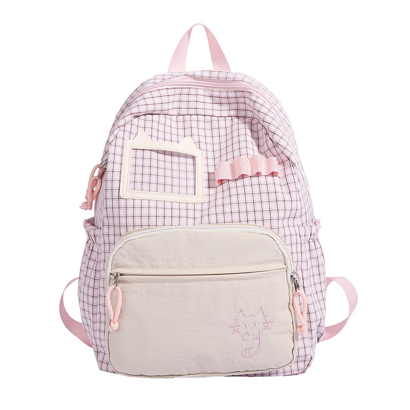 Süßer illustrierter Katzen-Design-Rucksack Brehn