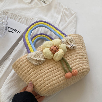 Dekorative Häkel-Handtasche