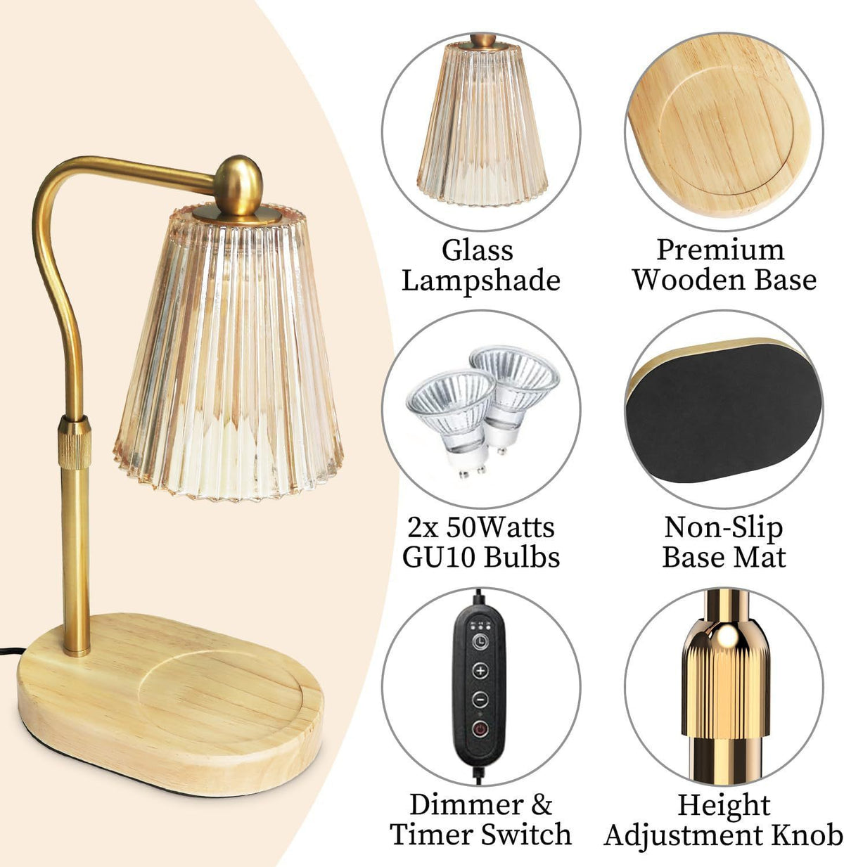 Elegante Schreibtischlampe
