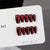 Glänzendes Stiletto Press-On Nagelkunst Set Brehn