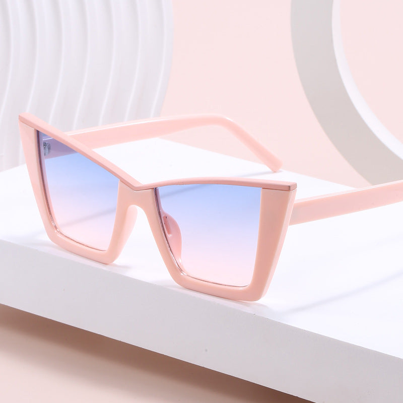 Damen quadratische Sonnenbrille mit goldenen Details Brehn