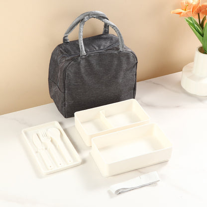 Isolierte Lunchkühltasche mit Fächern
