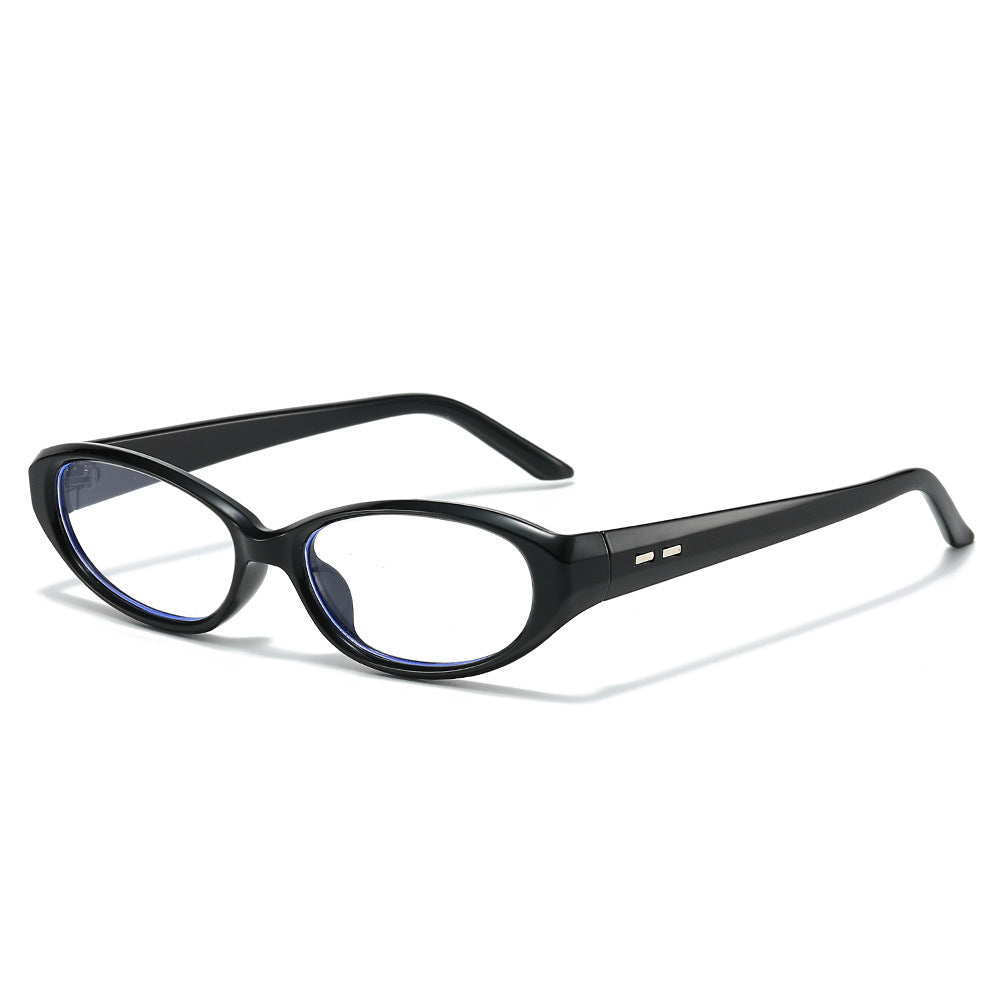 Schlanke retro-inspirierte ovale Sonnenbrille Brehn