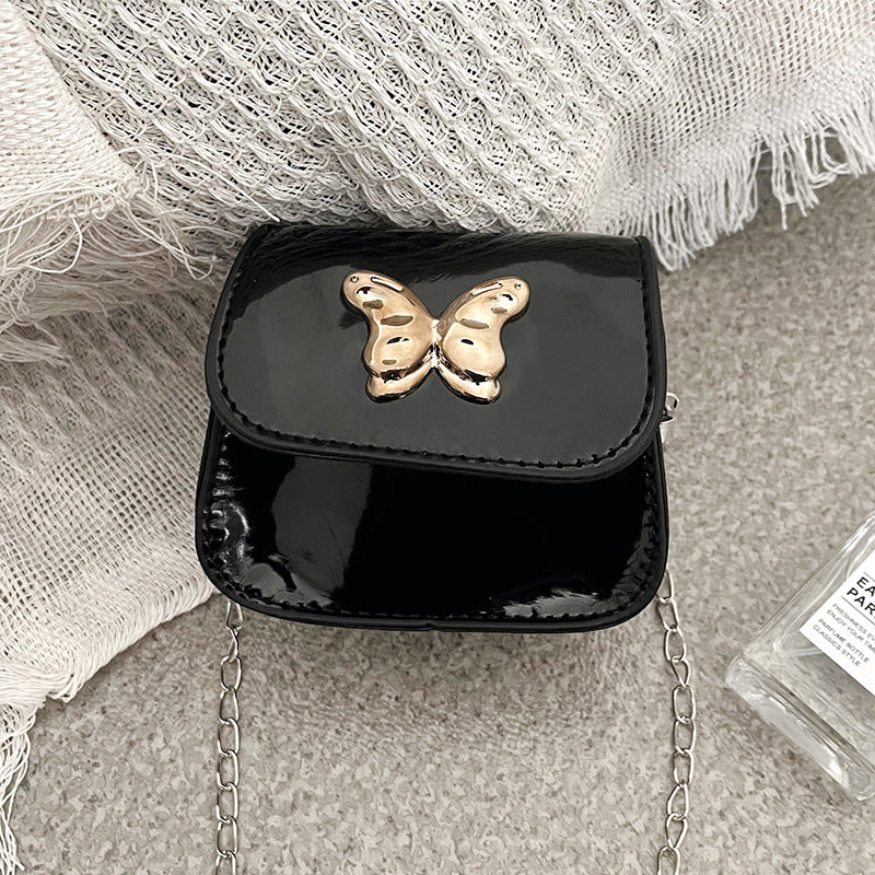 WoStylish Schmetterlingsverschluss Mini-Handtasche Brehn