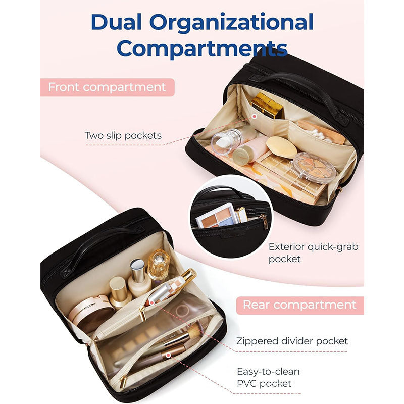 Makeup-Organizer Tasche mit Abnehmbaren Fächern Brehn