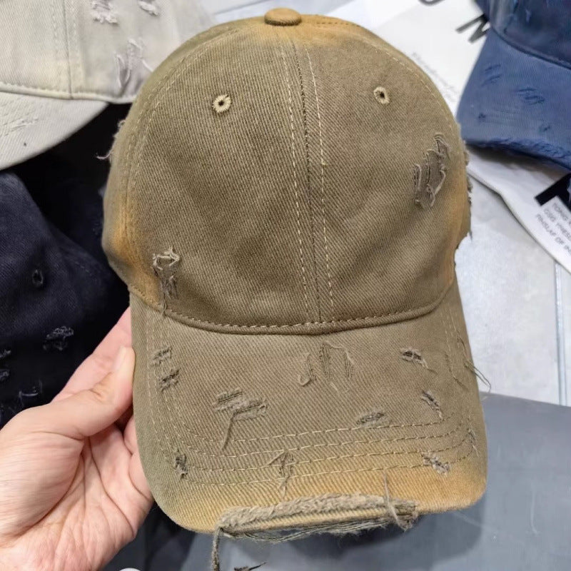Herren beschädigte Jeans Baseballkappe Brehn