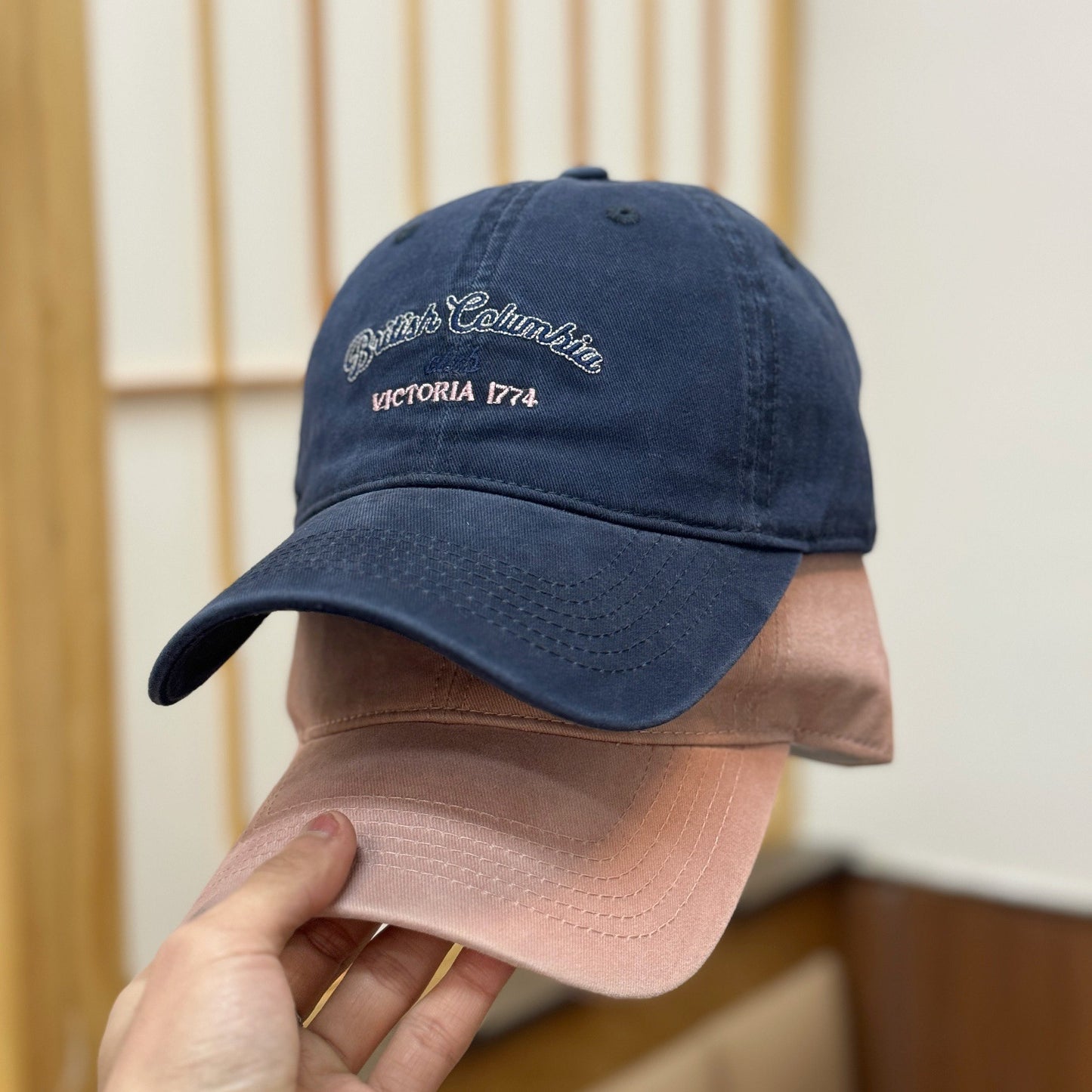 Herren Vintage-inspirierte verrostete Baseballmütze Brehn
