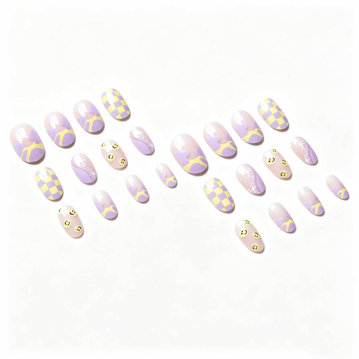 Künstlerisches gemustertes Gel Nagelkunst